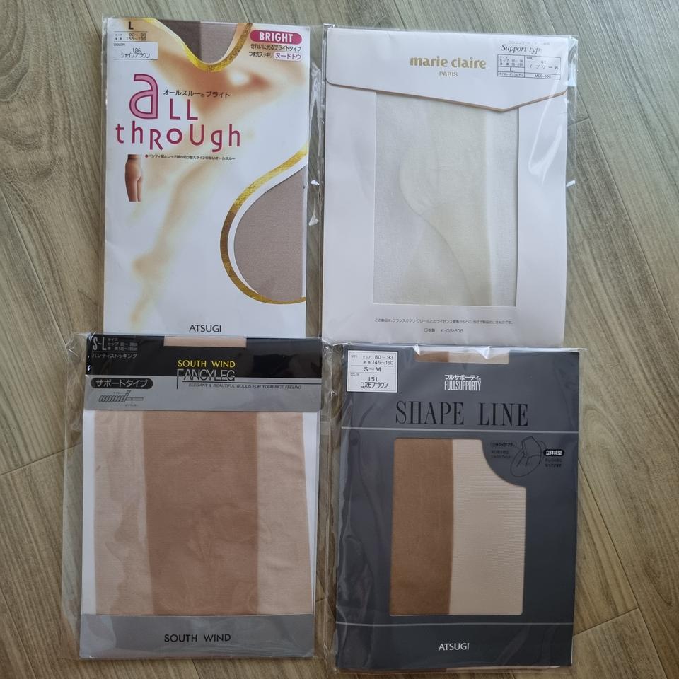 일본수입 브랜드 아츠기 마리끌레르 팬티스타킹 4장일괄