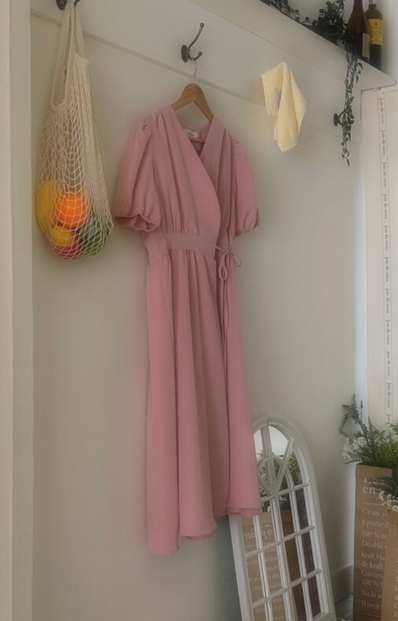 L212 랩 반팔 롱원피스