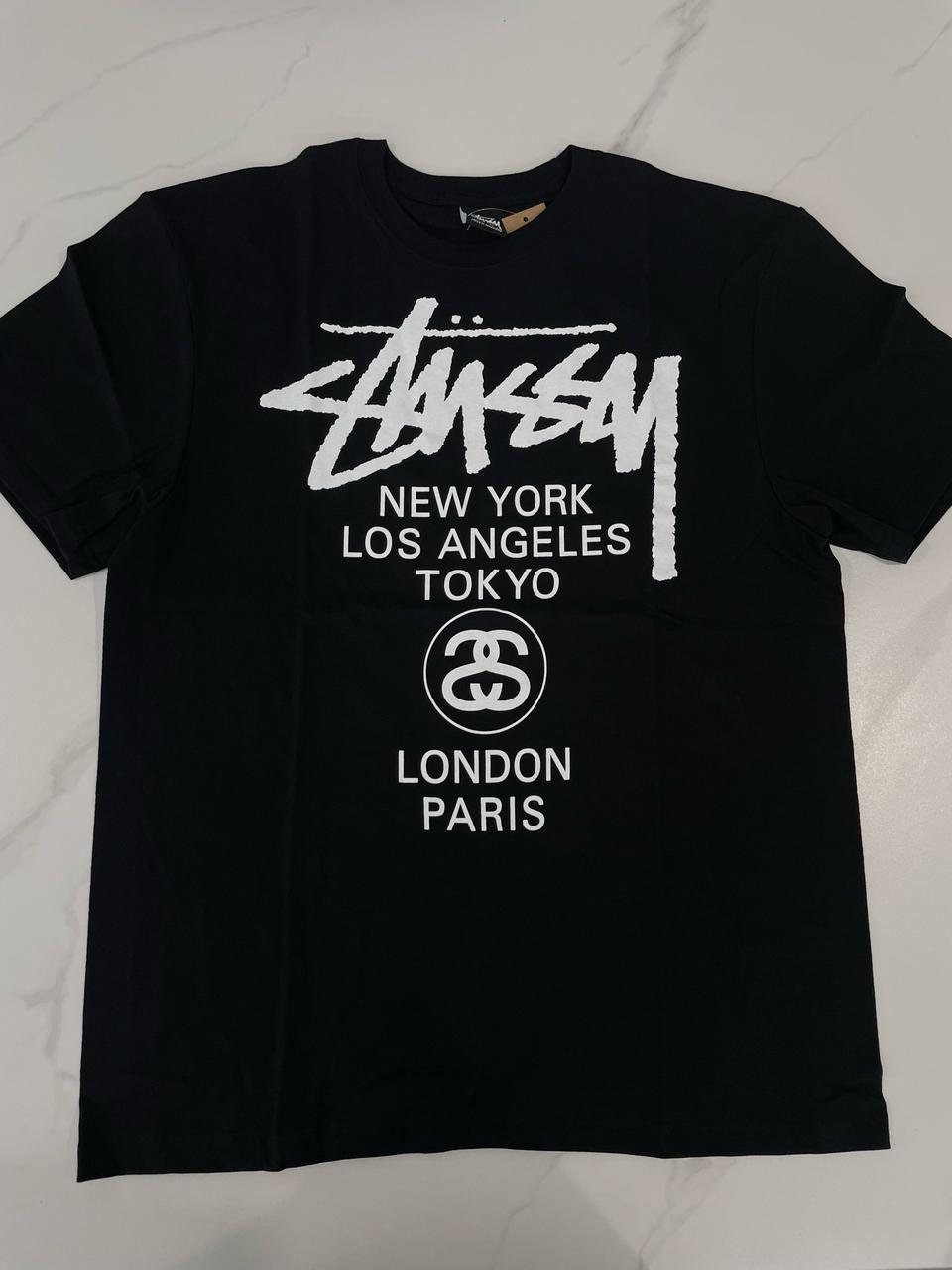 [새상품] 스투시 월드투어 반팔티