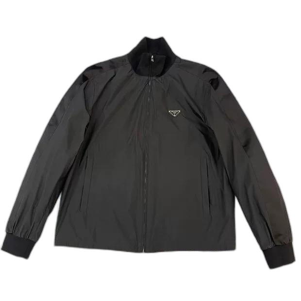 2회착용)택은 떨어짐 프라다 봄버자켓