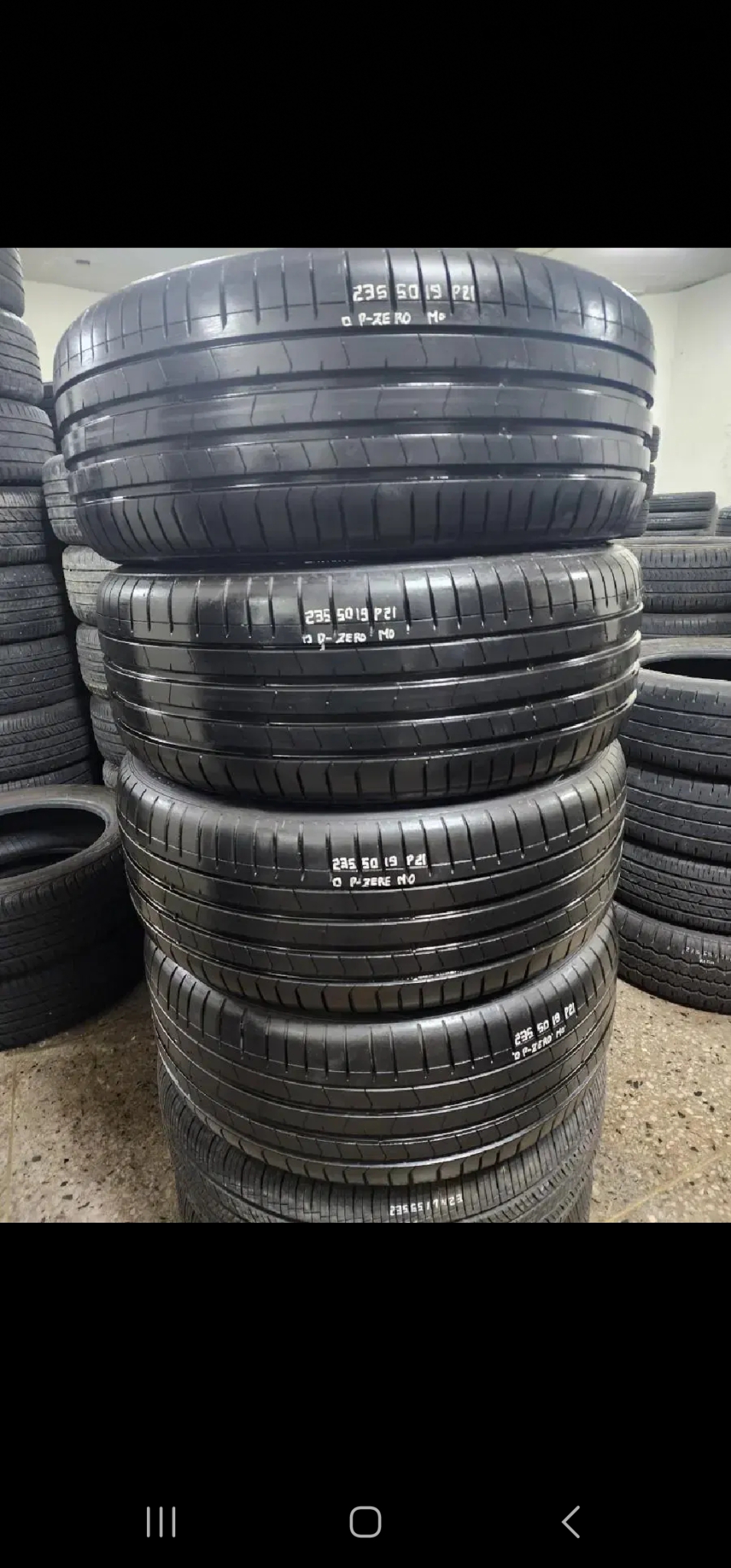 피렐리타이어 P ZERO MO 235/50R19  한대분