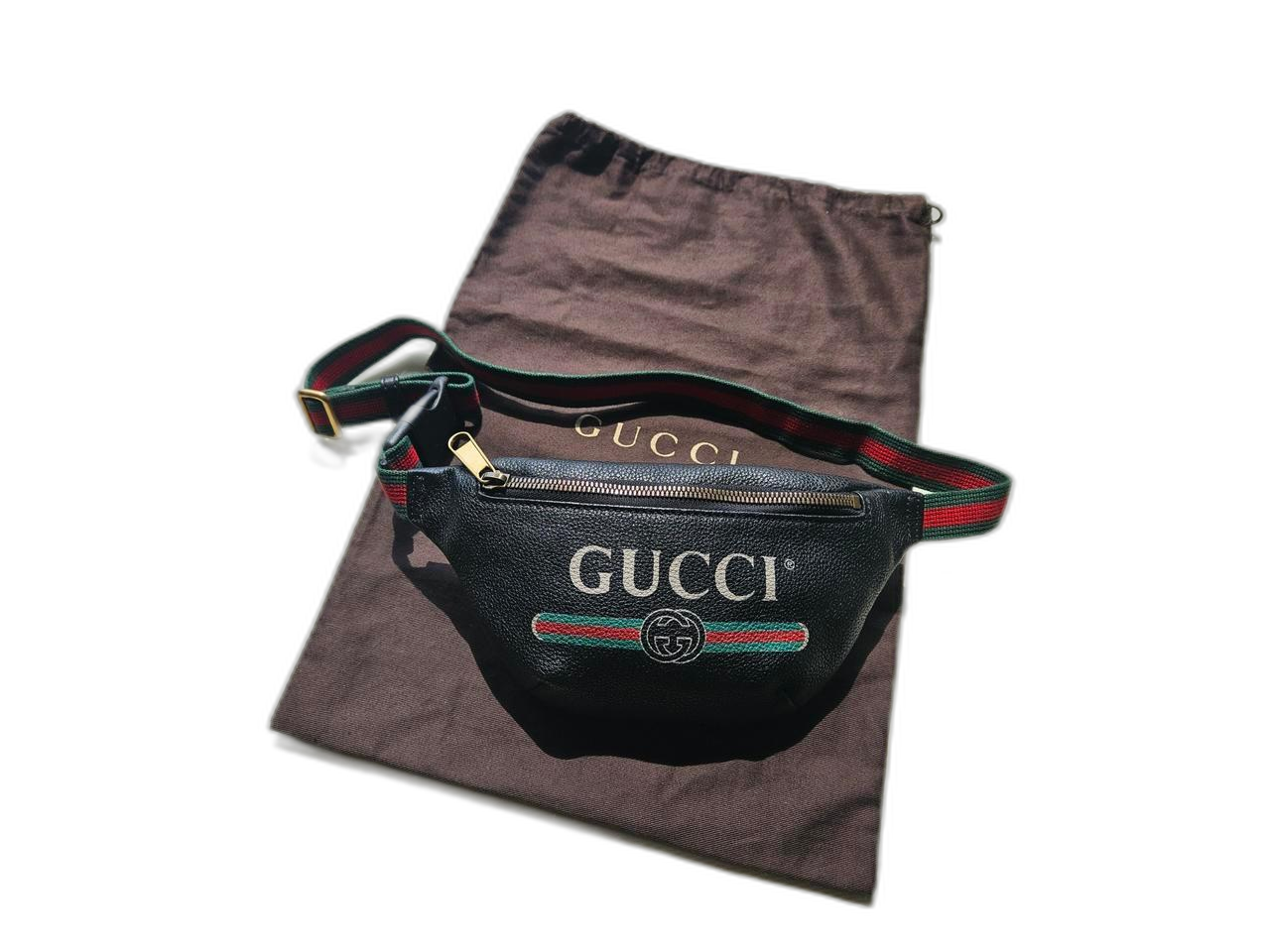 구찌 레더 벨트백