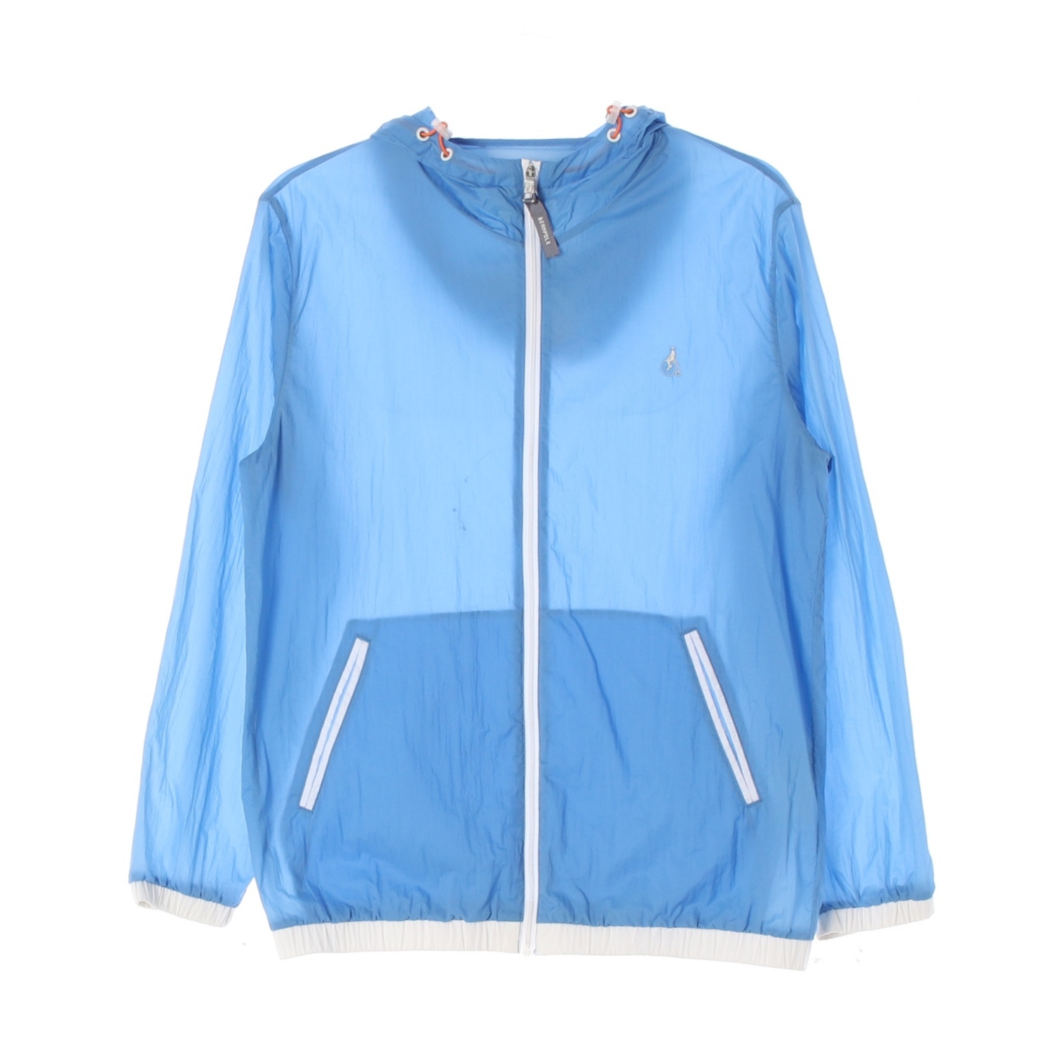 [XS]빈폴 블루 경량 바람막이 후드 집업 점퍼 재킷