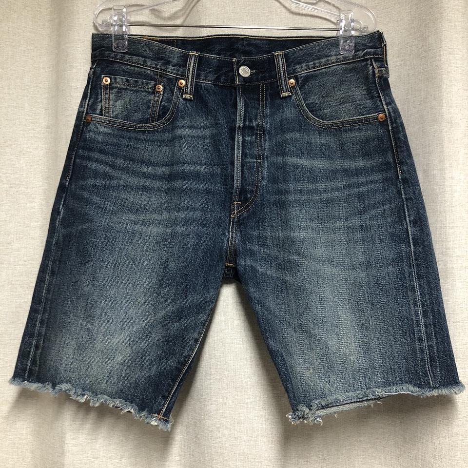 리바이스 501CT 빈티지 컷오프 데님 반바지 (W30)