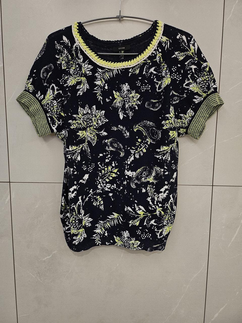 시스템 SYSTEM 니트 반팔