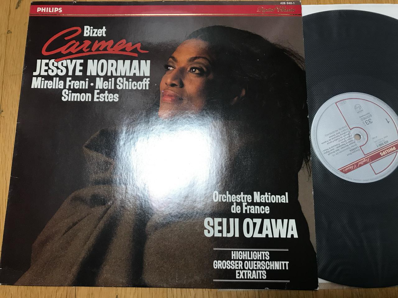 초반LP) 비제 카르멘/제시노먼 노래 음반 엘피