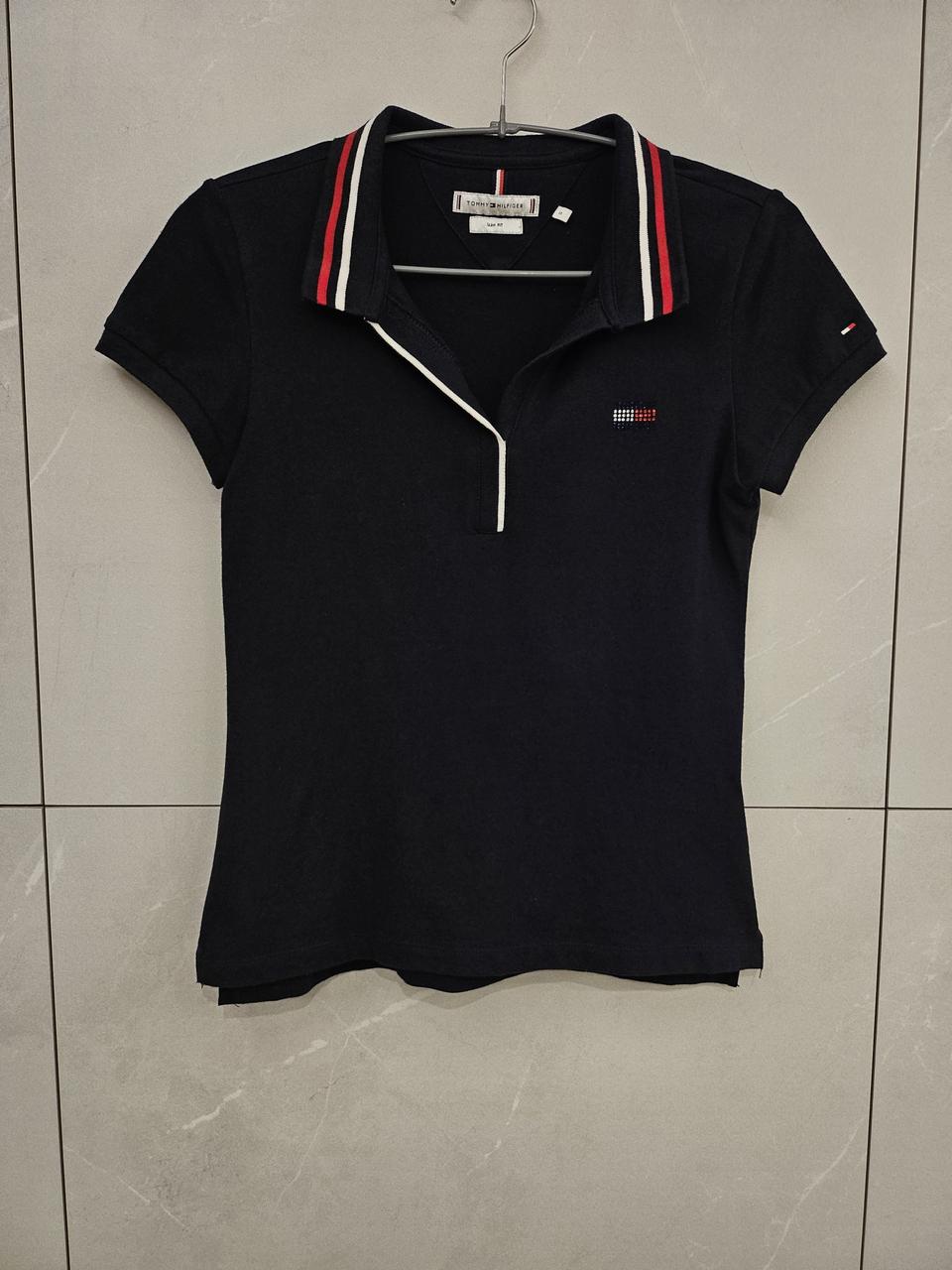 타미힐피거 여성 반팔 카라티