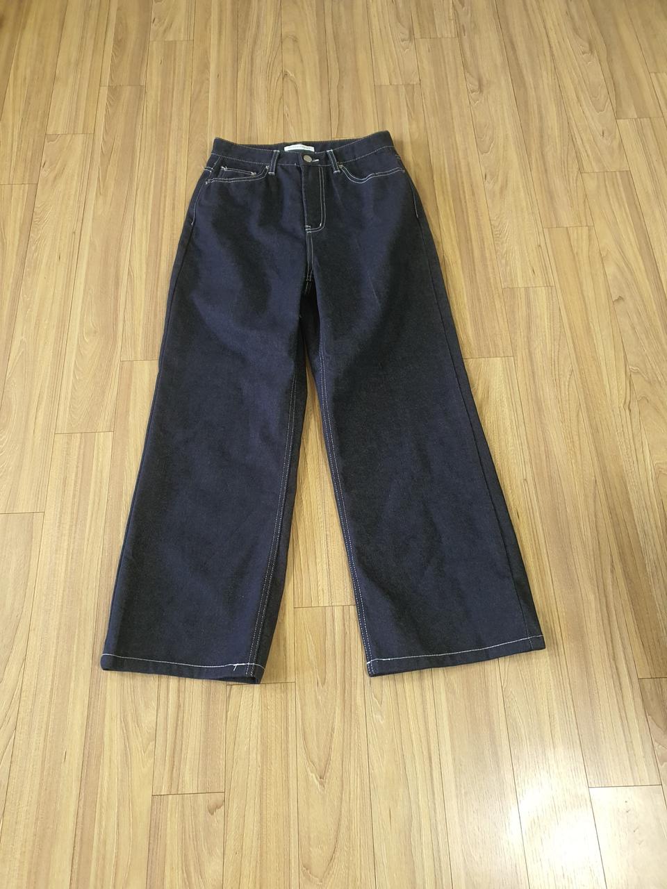 언더스탠딩 와이드 데님 여성