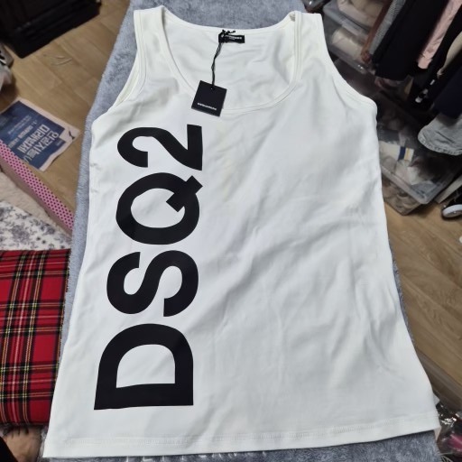 DSQUARED2 캡내장 민소매 나시티 마지막사진확인/있음