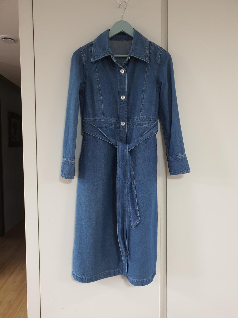 데님 롱원피스 새 옷