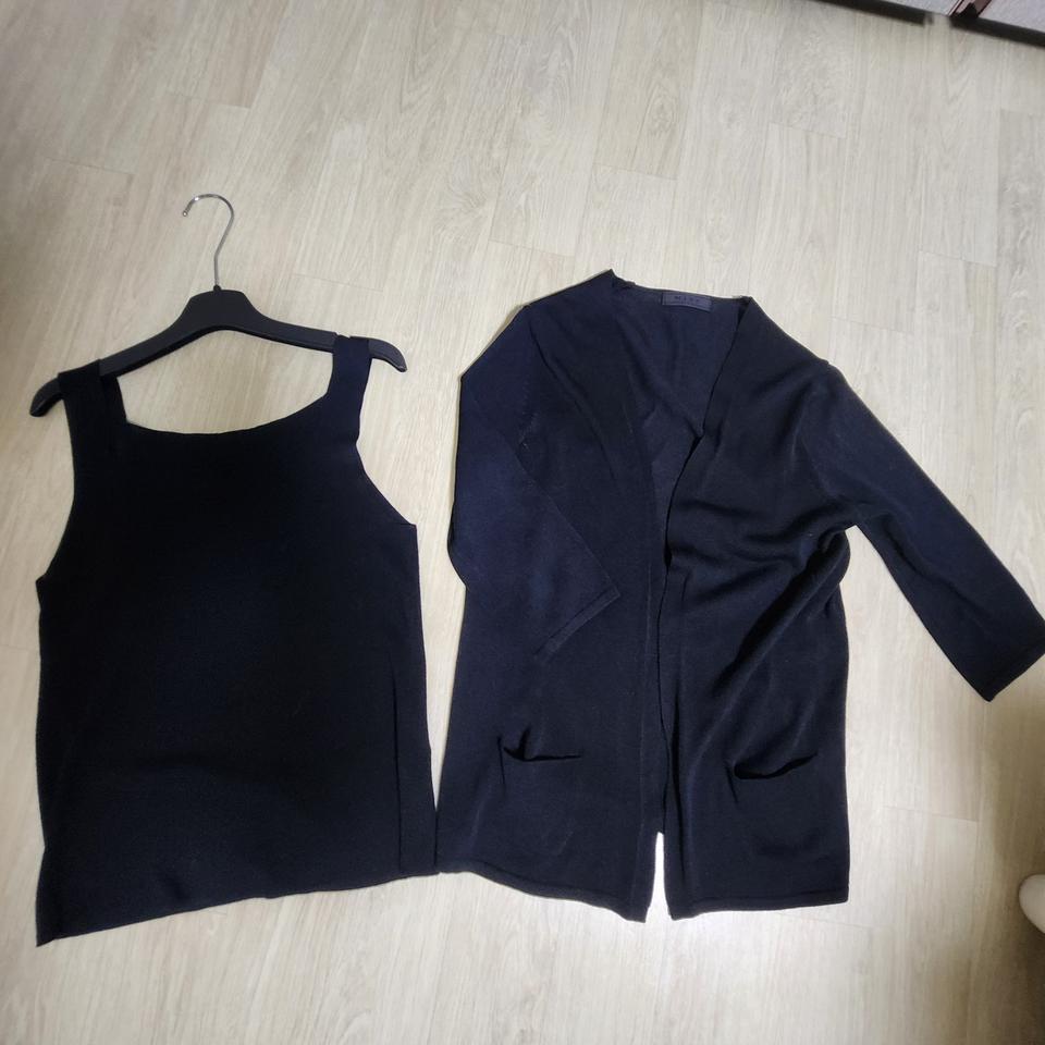 한섬 마인mine 여름 가디건과 탑