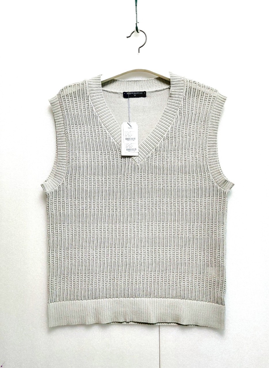 새제품/닉스 남성조끼니트100-110