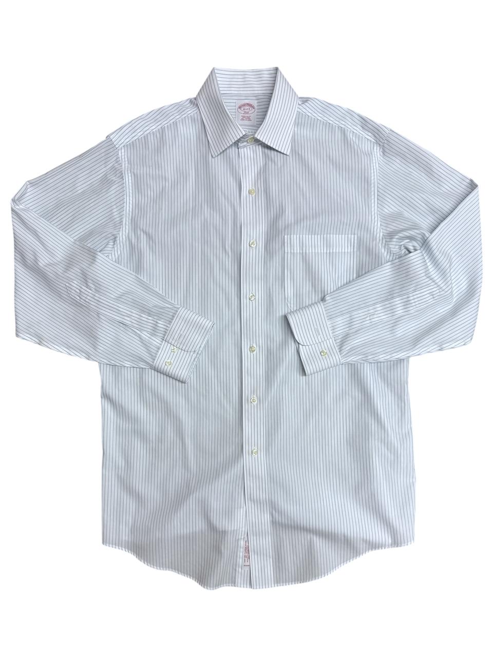 브룩스브라더스 코튼 블루 스트라이프L (실측참조)