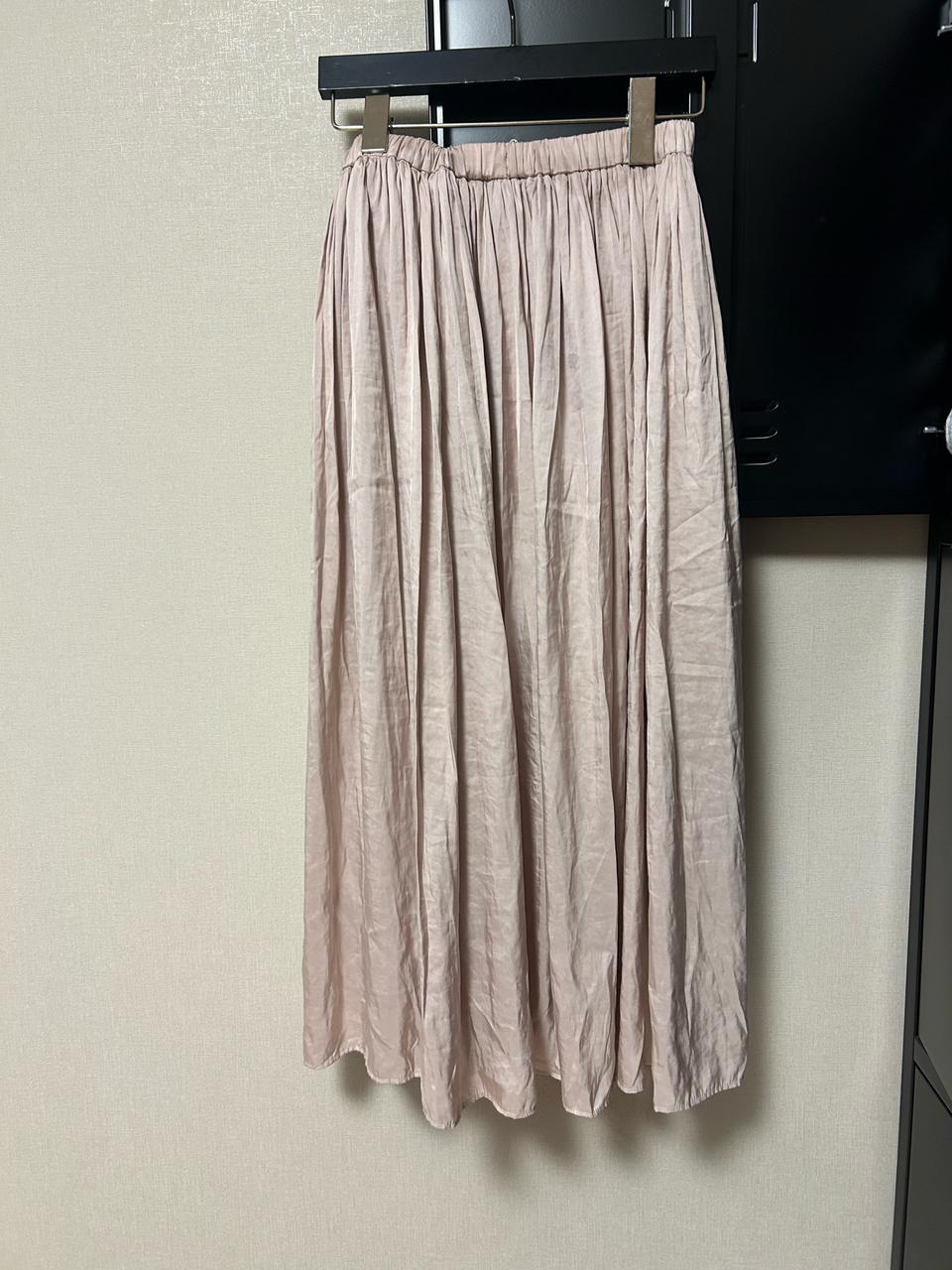 (도쿄 소호샵)인디핑크 새틴 스커트