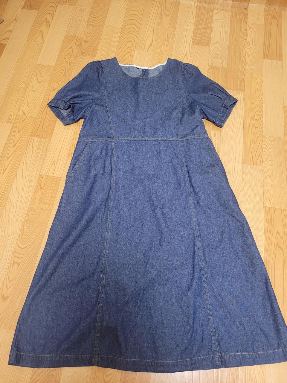 브리엘 데님원피스(빅사이즈88)택있는 새상품