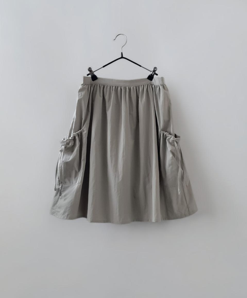 바스락 카고 스커트