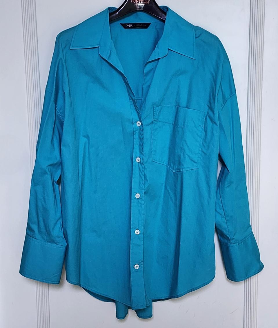 새상품* 자라 ZARA 셔츠 블라우스 하객룩 오피스룩 정장 루즈핏 오버핏