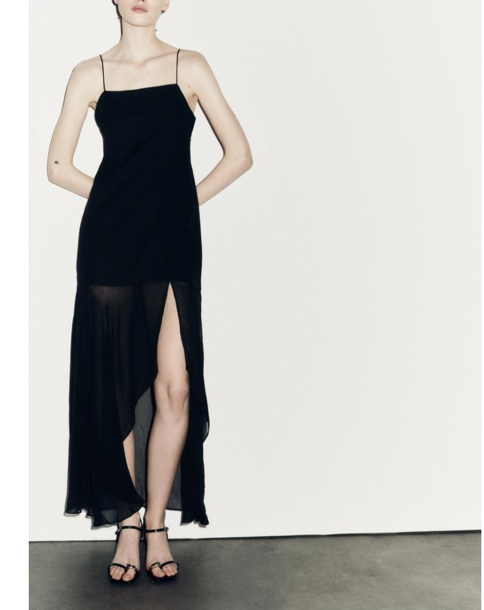 자라 콤비 롱 원피스 zw콜렉션(정가 109900)