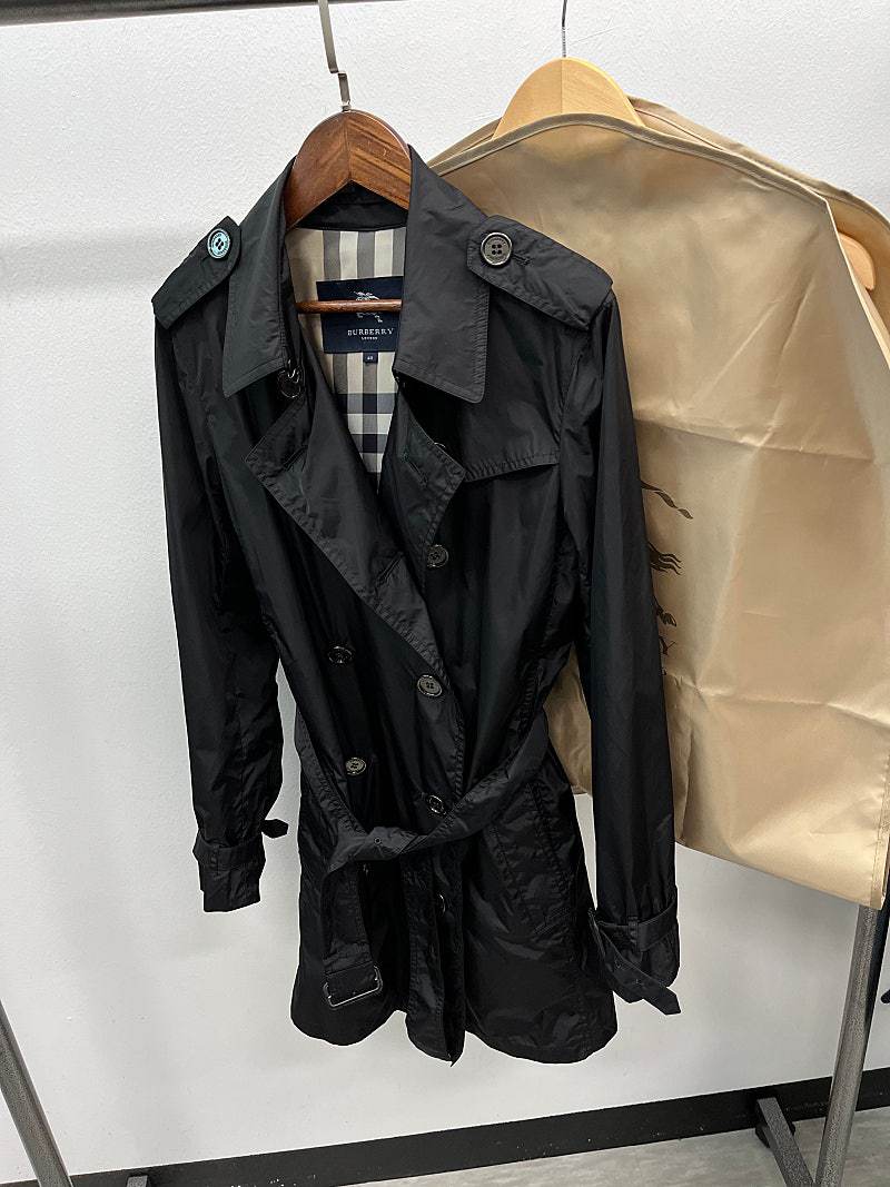 여) 버버리 폴리 트렌치코트