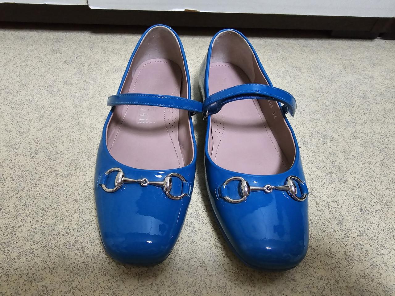 (정품) 구찌 홀스빗 에나멜 구두 (명품 여성 신발 뮬)