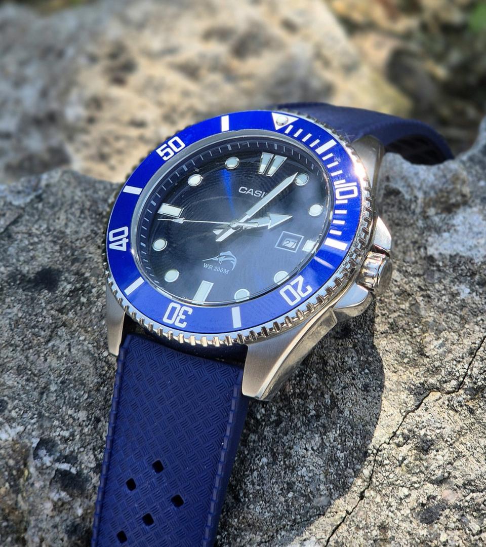 카시오 MDV-106 청새치 세라믹베젤 커스텀 교체