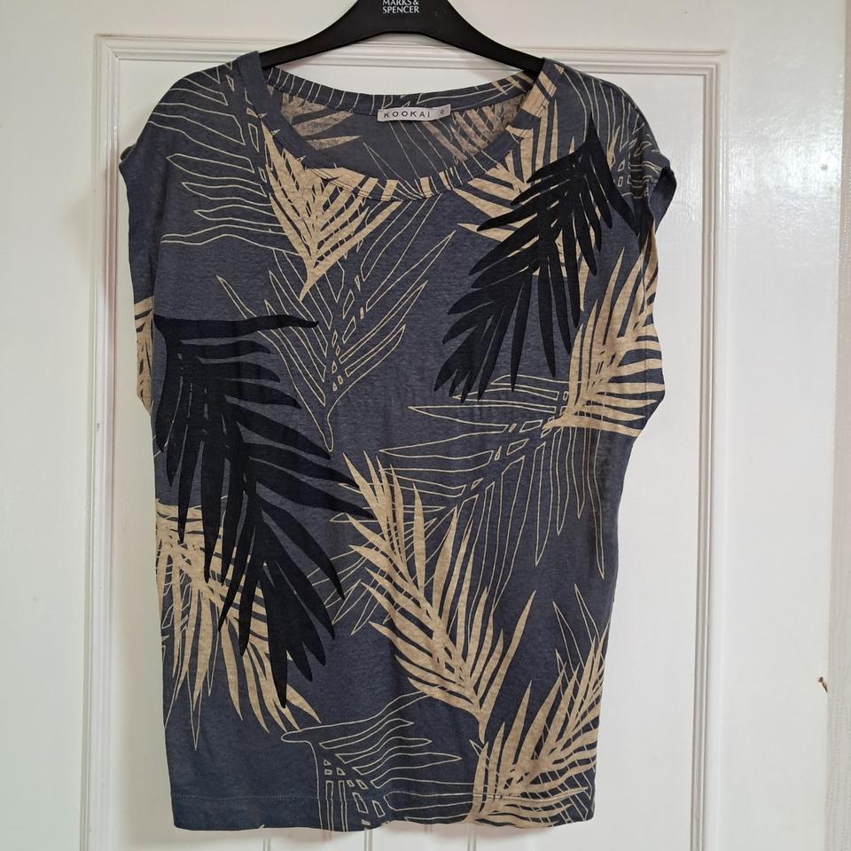 KOOKAI 쿠가이 린넨 반팔 티