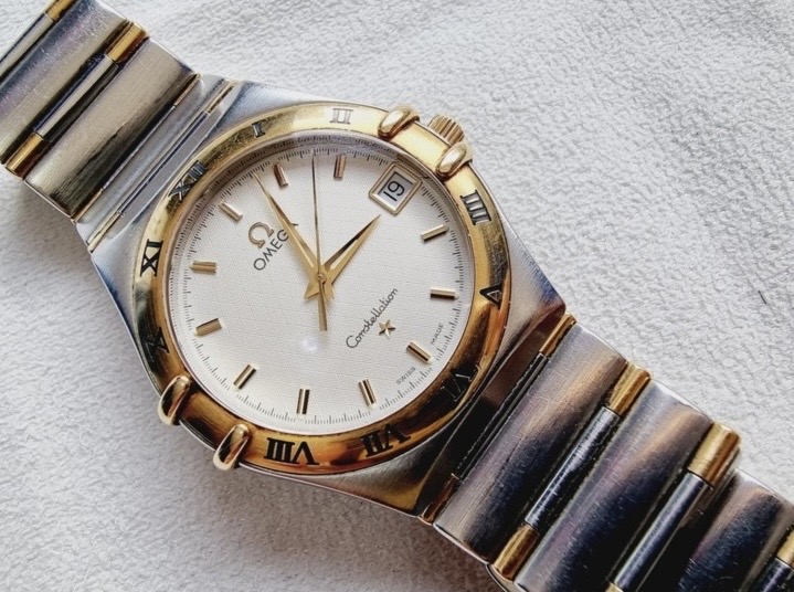 오메가 정품 컨스텔레이션 18k