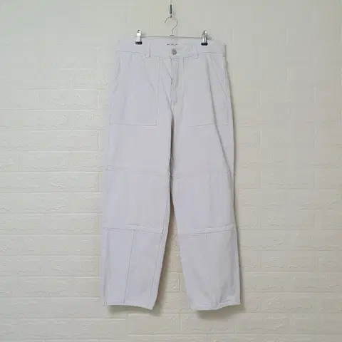 코스 cos 슬림 배럴 코튼 팬츠 사이즈 28