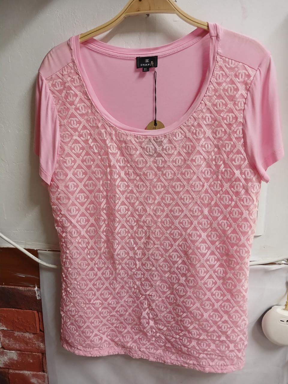 (( CHANEL 울실크 냉장고 티셔츠 ))  XL