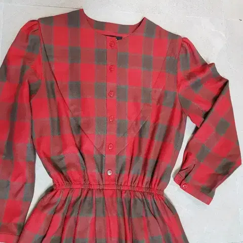 mammina 일본 개화기 채크 원피스 빈티지모리걸갸루히메갸루로