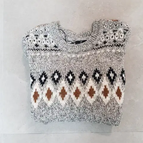 h&m 니트 빈티지모리걸럭키슈에뜨스타일