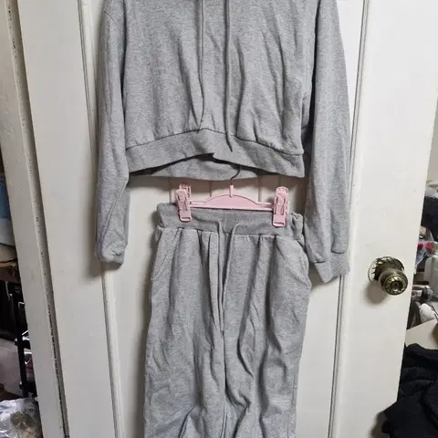 난닝구 크롭 조거 세트 셋업