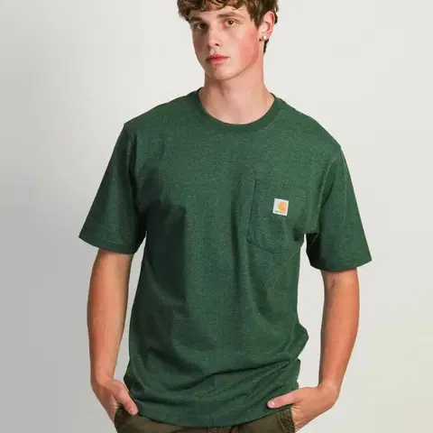 칼하트 루즈핏 포켓 반팔 L 사이즈