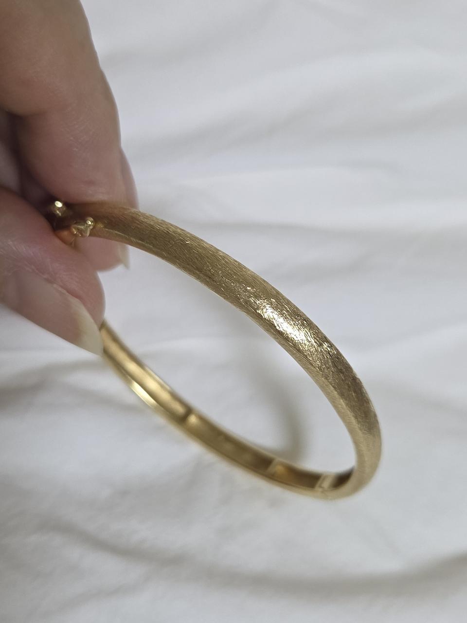 주말할인18k 옐로우골드 뱅글팔찌