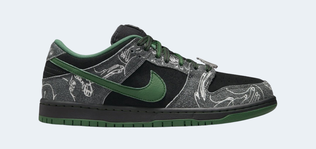 나이키 덩크 한정 다크 그린색상