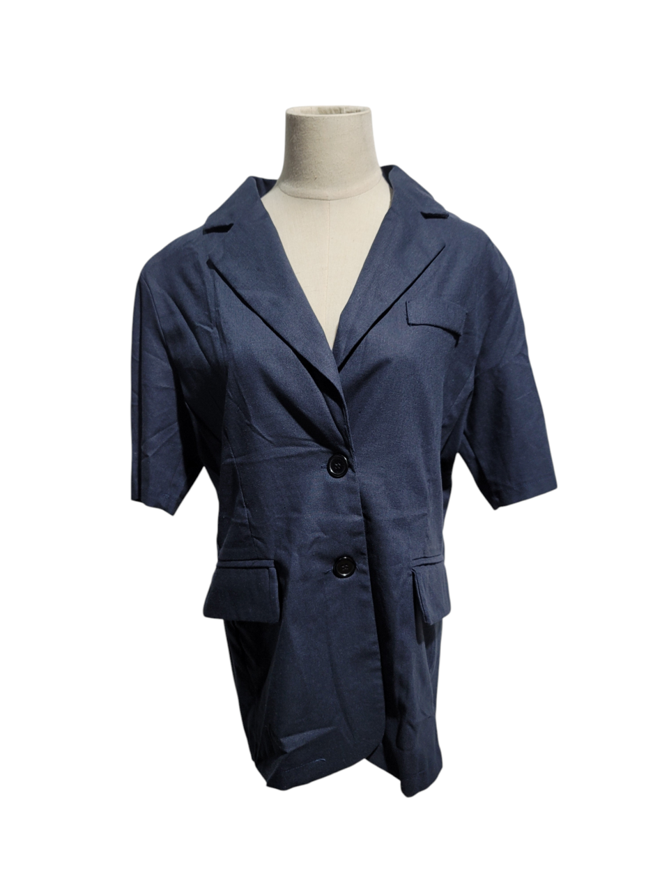 린넨자켓 반팔자켓 루즈핏 오버핏 캐주얼 오피스룩 FREE(새상품)