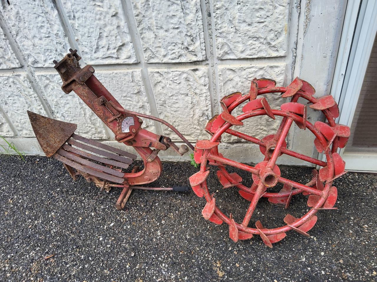 아세아관리기 쟁기 철바퀴 1조  안산 사사동