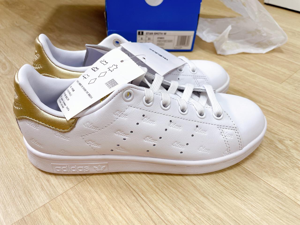 [새상품] Adidas 아디다스 스탠스미스 골드 매장판