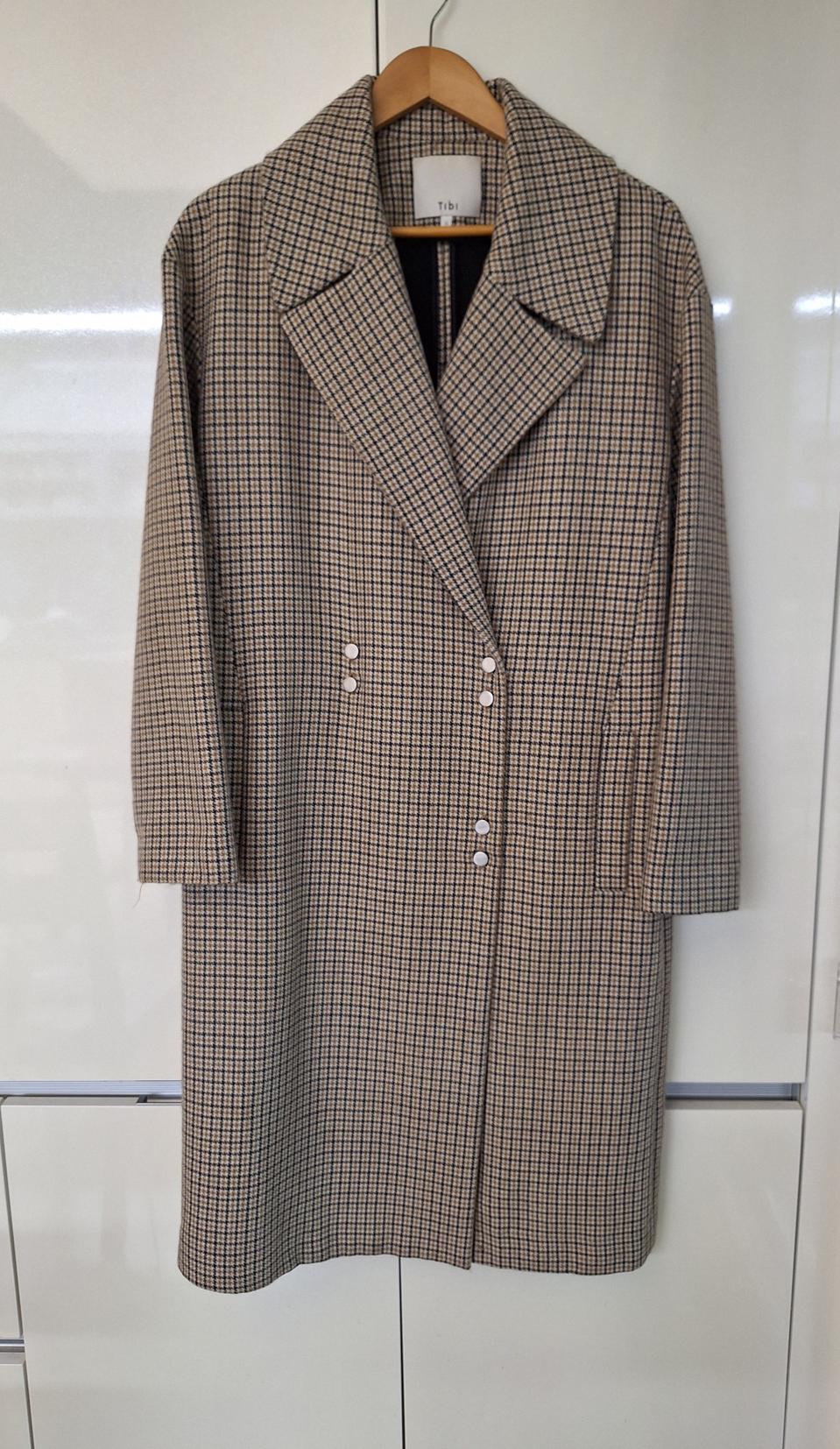 컨디션 좋음)  TIBI 티비 롱코트 s사이즈 오버핏