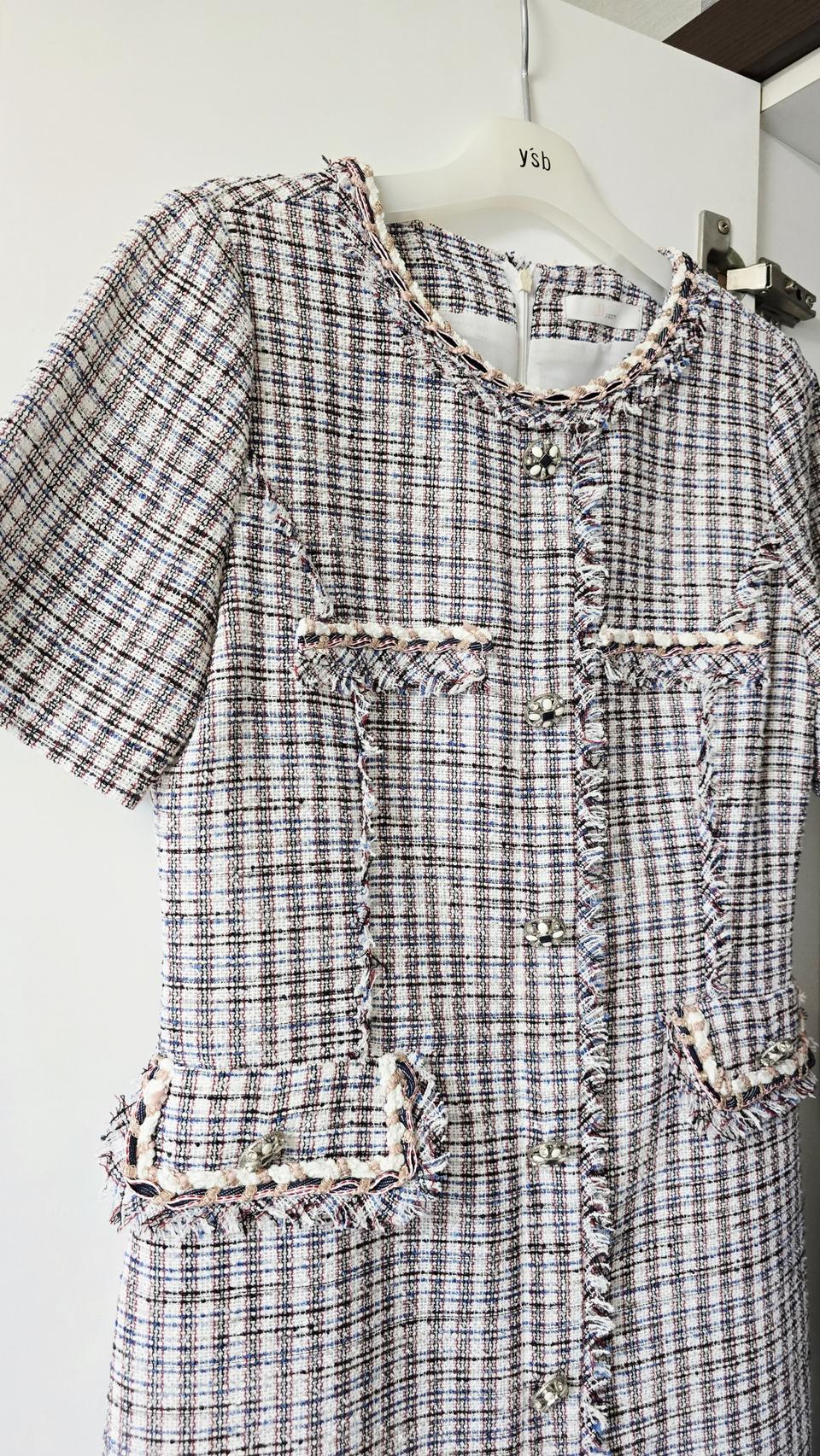 jj지고트 트위드원피스.예뻐요~