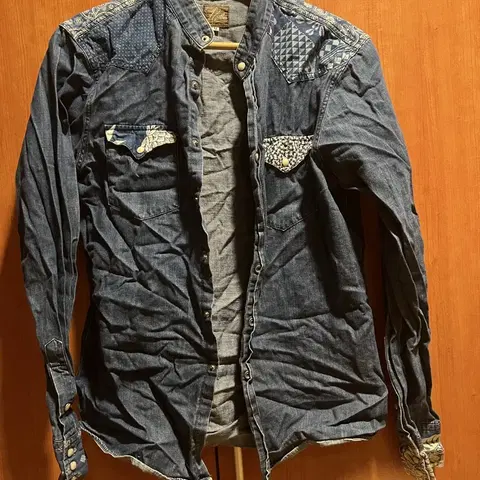 니들스 데님 셔츠