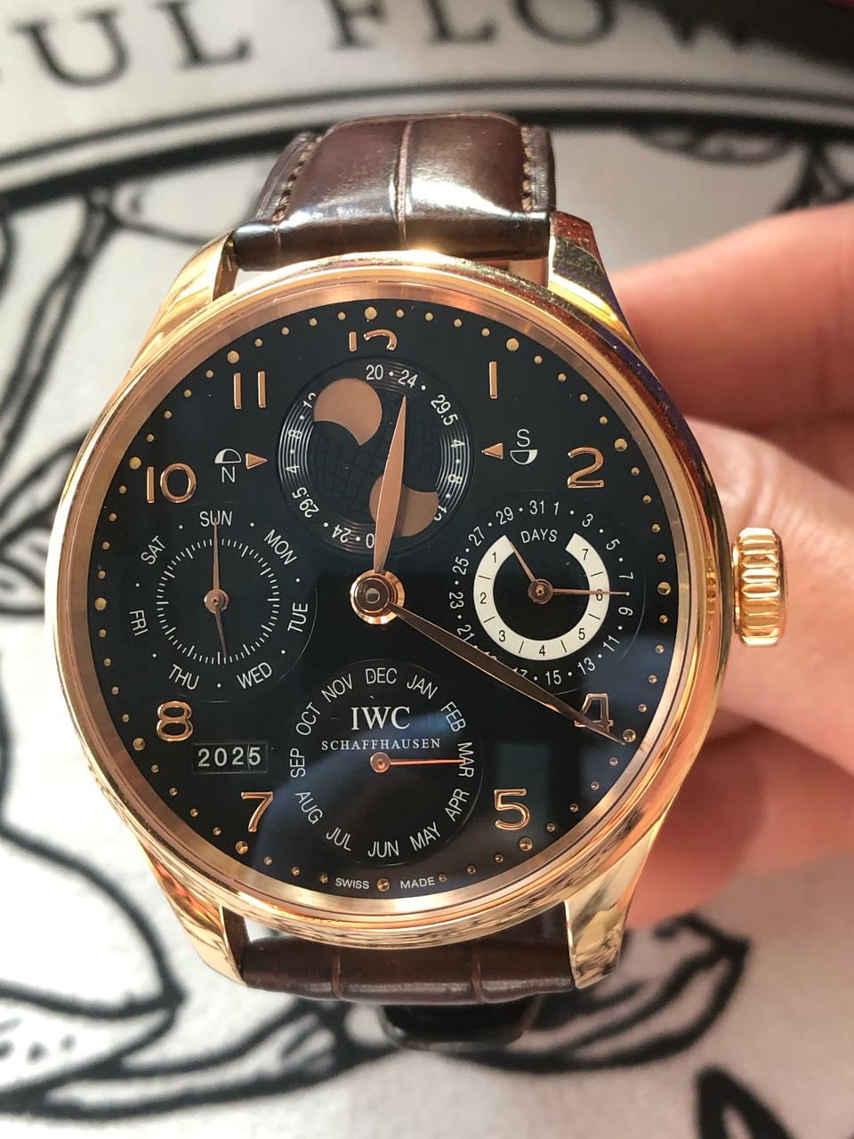 iwc ppc 퍼페추얼캘린더 금통시계