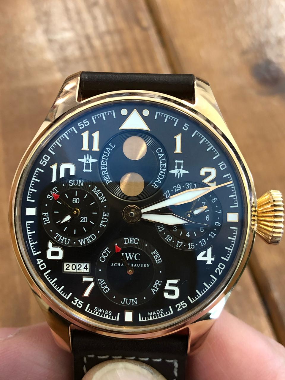 iwc 빅파일럿 퍼페추얼캘린더 금통시계  iwc ppc