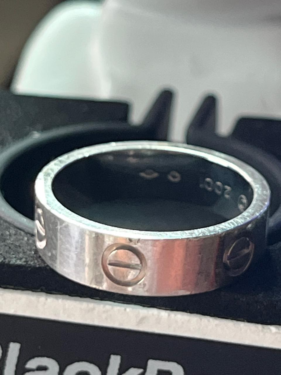 까르띠에 플래티넘 러브링 pt950 55호