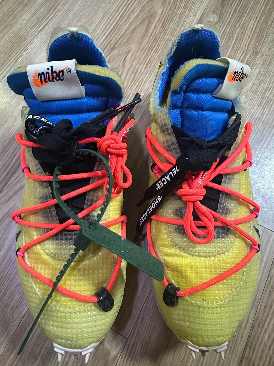 나이키 x 오프화이트 베이퍼 스트릿 옐로우 235