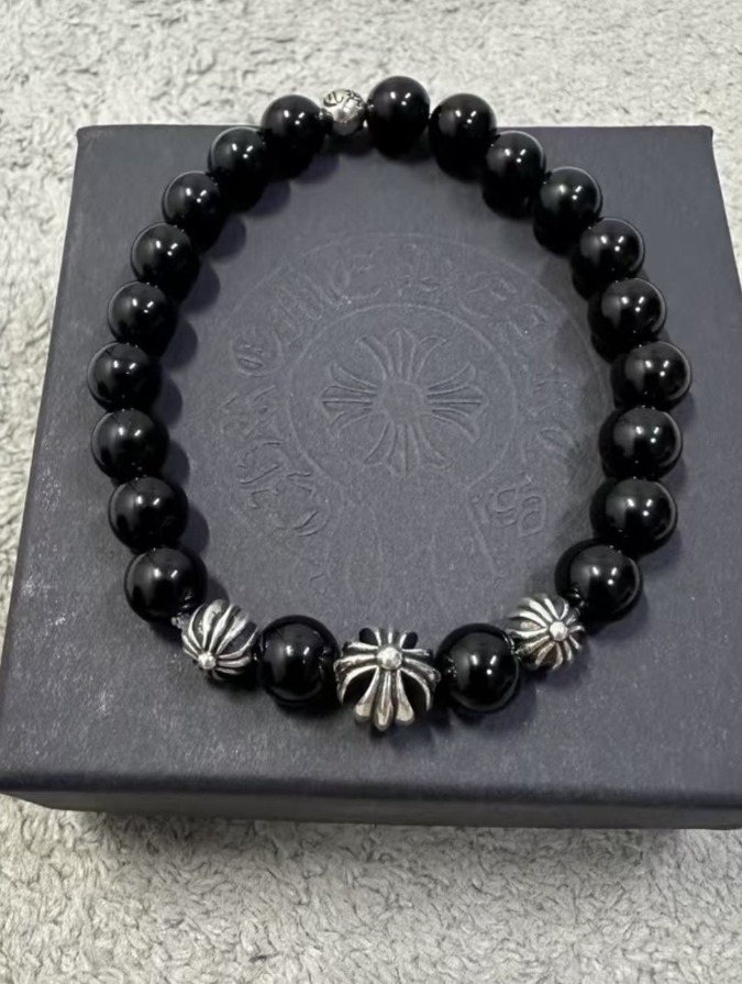 크롬하츠 비즈 팔찌 토르말린