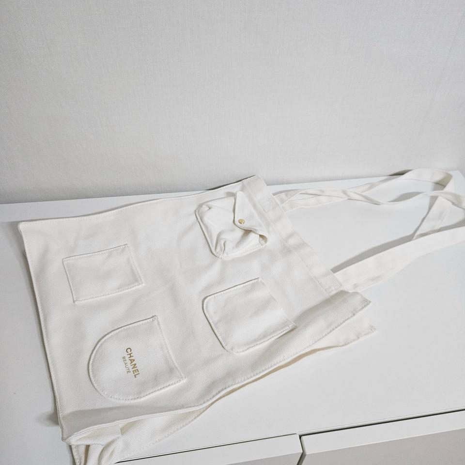 미사용) 샤넬 뷰티 에코백 캔버스백