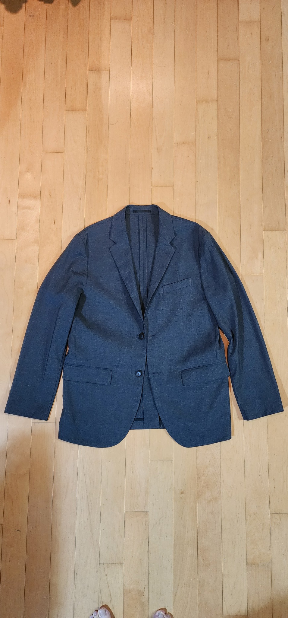 유니클로 그레이 스트레치 춘하용 자켓 L