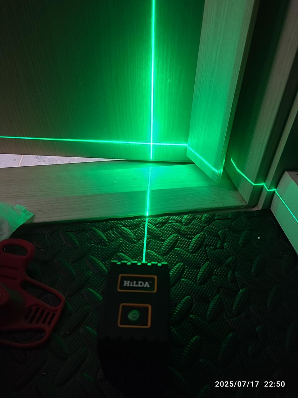 레이저 측정 수평 레벨 수직 크로스 그린 레인