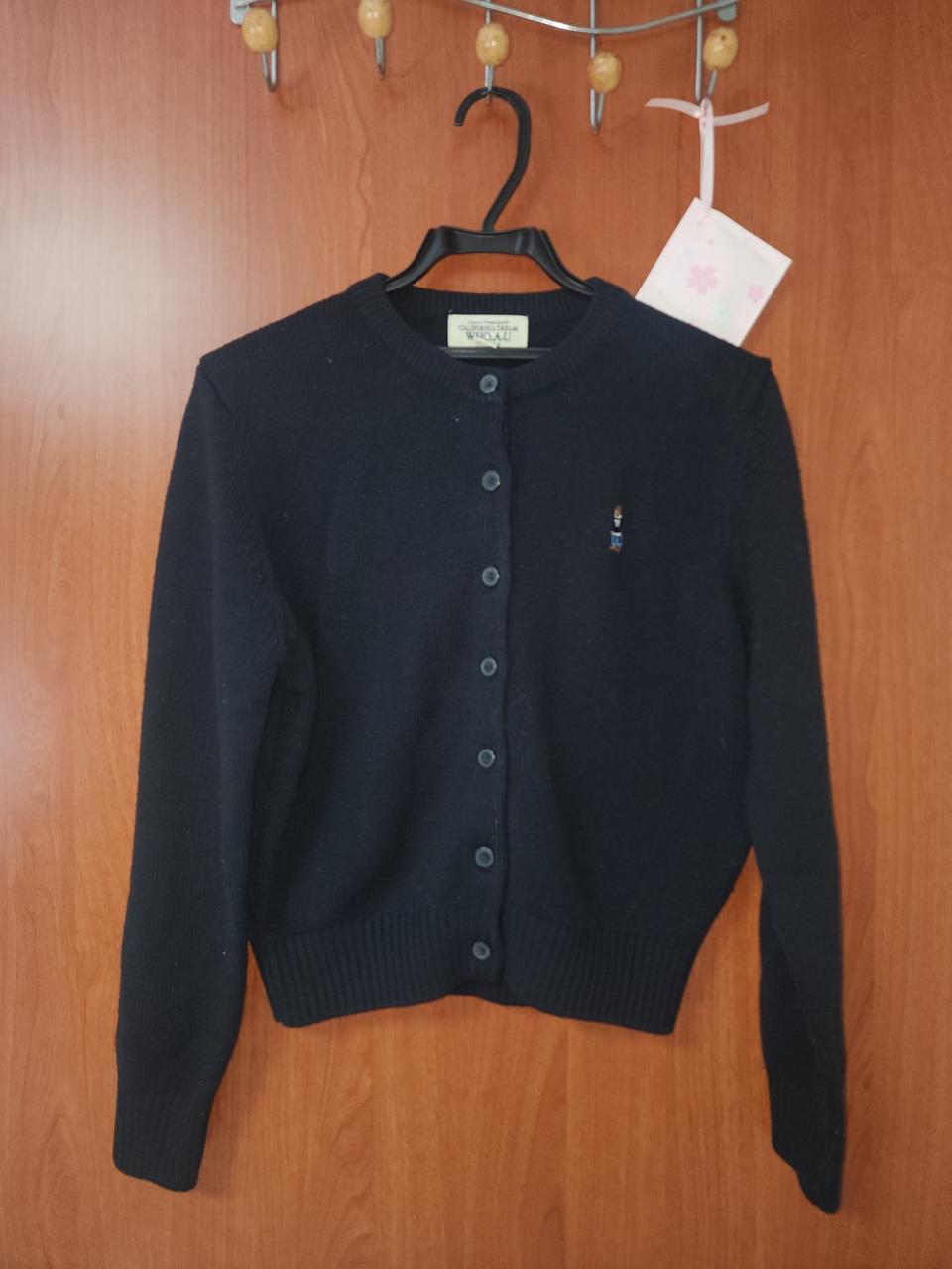 WHO.A.U 검정색 가디건 S